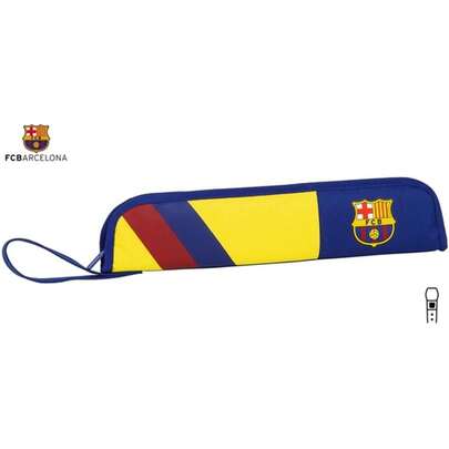 Safta | FC Barcelona School Flute Case 2nd Kit, Zippered Flute Case, Padded Interior, Cleaning Rod Compartment, Side Handle, Reinforced Edge, Back To School