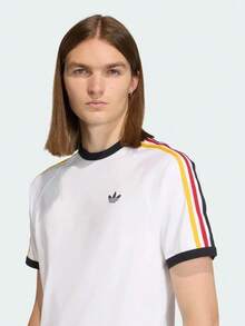 Adidas Originals 男款 ORIGINALS T-SHIRT 經典純棉三條紋運動短袖T恤 KC8639 - 白色 - 查看 4