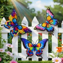 Decoración de pared colgante de mariposa de acrílico para sala de estar, dormitorio, comedor, porche, patio, bar, decoración de pared del hogar - Mariposa - Ver 1