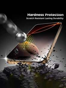 3 Stücke Für iPhone 11 12 13 14 15 16Plus 16Pro 16ProMax 17 17Plus 17e 17Pro 17ProMax Vollbild HD Gehärtetes Glas Schutzfolie Kratzfest Hüllenkompatibel - Transparent - Übersicht 5