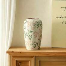 New Chinese Style Premium Blue And White Porcelain Vase, Ceramic Creative Flower Arrangement Vessel, Living Room & Entryway Decorative Ornament - Vase - View 2