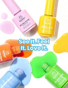 Beetles Gel Polish Set 20 Colors 15ML Pink Yellow Blue Spring Colors Gel Set With Base Top CoatUV LED Lamp Salon DIY At Home Nails Gifts For Women - 20 Colors 15ML Candy Electric - 查看 6