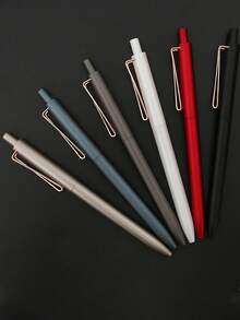 Gold High-End V-Shaped Hook Office Pen, High-Quality Business Advertising Neutral Pen, Student Pen, Signature Pen, Multi-Color Pen - A - View 10