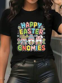 Women T-Shirts - Black - View 1