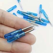 8pcs Mini Screwdriver Set, Suitable For Toy Repair And Projects - Includes 2mm Micro Flathead Screwdriver, Designed For Hobbyists And Craft Practice (No Electricity Required) - A - View 3