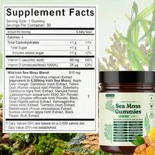 High Demand!Sea Moss Gummies 16-In-1 Ashwagandha Black Seed Oil Bladder Wrack Turmeric Vitamin C D3 With Manuka Burdock Root Dandelion Apple.Women Daily Nutrient Support - 75ml - View 4