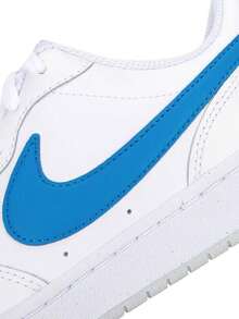 Nike 2026 New Style Children's And Girls' COURT BOROUGH LOW 2 Low-Top Sneakers Casual Shoes Women's Shoes BQ5448-123 - White and Blue - View 7