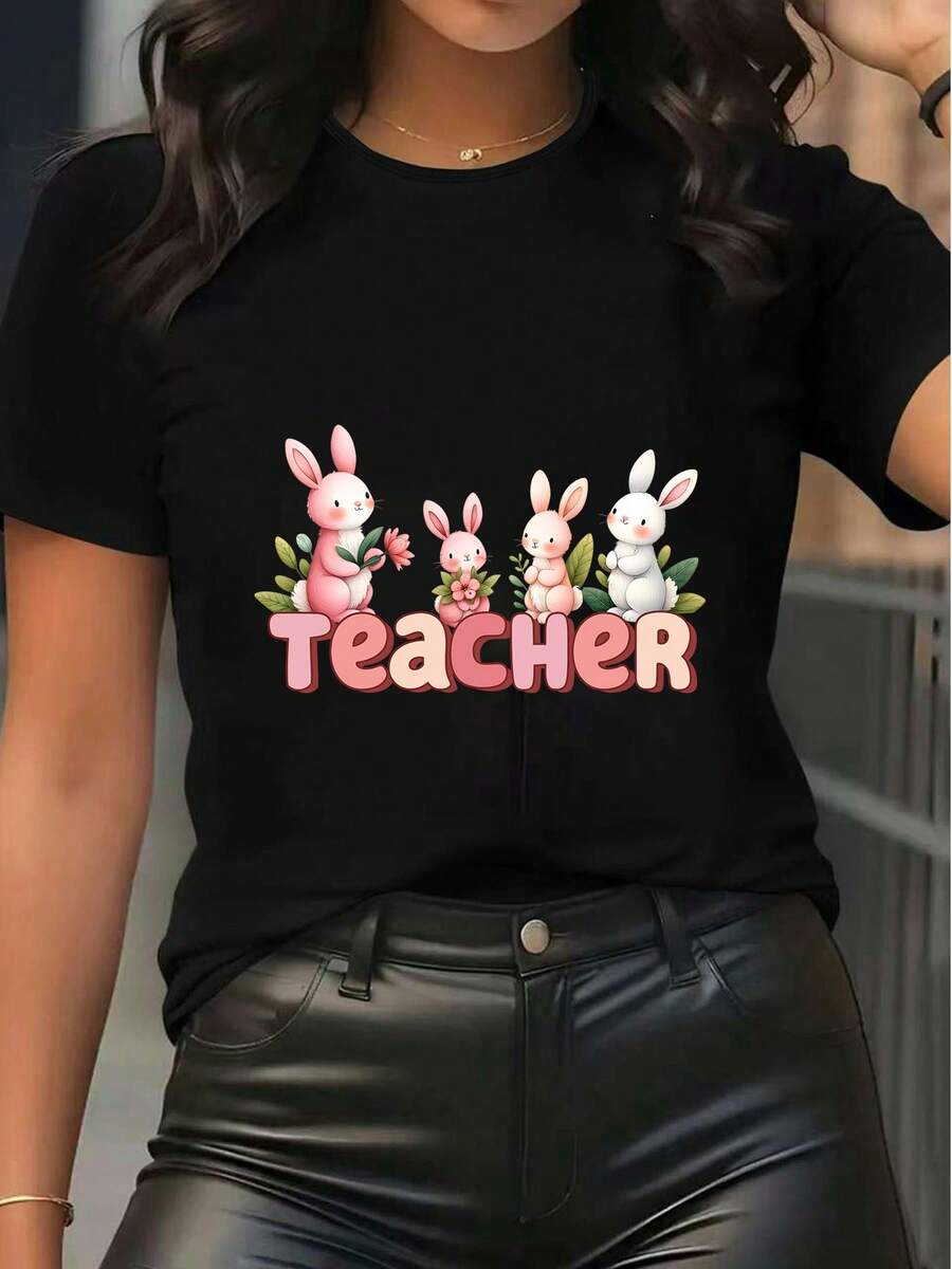 Women T-Shirts - Black - View 1