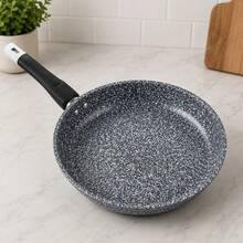 Marble Frying Pan 22CM Thanks To The MARBLE NON-STICK COATING, Food Will Not Stick To The Bottom Or Walls - View 7