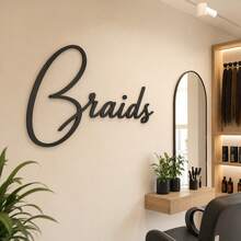 1PC Biển hiệu salon làm đẹp tròn tùy chỉnh cá nhân hóa, biển hiệu logo - Acrylic cắt laser hai lớp, phù hợp làm biển hiệu studio thương mại, trưng bày kinh doanh salon và spa. - Nhiều màu - Xem 3