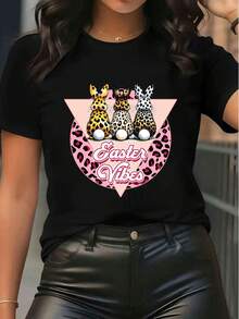 Women T-Shirts - Black - View 6