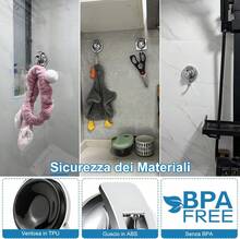 4 ganchos adhesivos, ganchos de pared, ganchos adhesivos, para baño, caravana, oficina y dormitorio, etc. - Ver 7