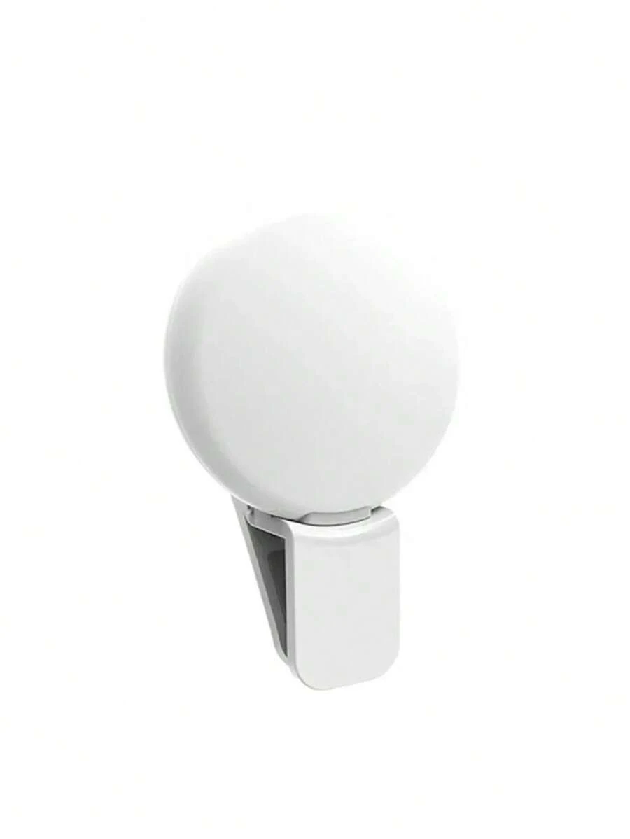 Anillo de luz LED para selfies para teléfono móvil, miniluz de relleno con Clip para fotografía, portátil, duradero, práctico, tres paradas de atenuación - A - Ver 1