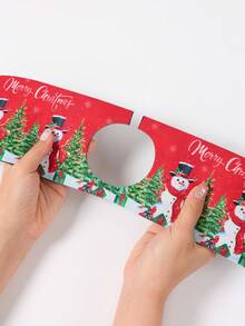 1pc Christmas Faucet Absorbent Drying Mat, Coffee Absorbent Quick-Dry Mat, Waterproof Non-Slip Bathroom Kitchen Sink Faucet Drying Mat, Countertop Faucet Drying Mat, Christmas Decoration Mat, Home Christmas Decor, Bathroom Decor, Kitchen Decor, Toilet Decor, Christmas Gift, Party Gift, 2027 New Year, Winter Decor, Halloween Decor - Christmas Snowman - View 10