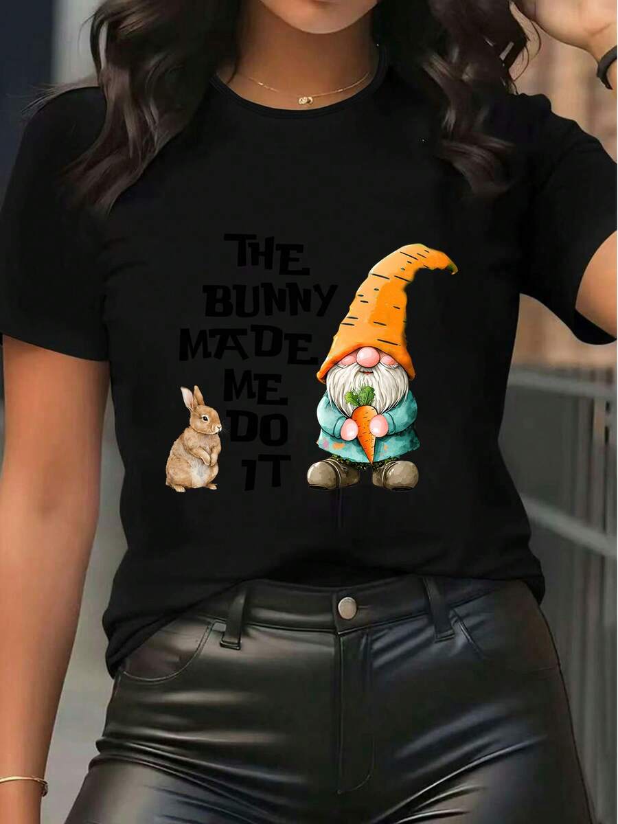 Women T-Shirts - Black - View 1