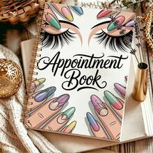 1PC A5 Beauty Salon Appointment Book And Tracker, With Italian Planner, Color-Coded Nail Schedule System, Suitable For Nail Technicians, Nail Studio Scheduling, Nail Service Daily Calendar School Supplies - Nail Salon Appointment - View 4