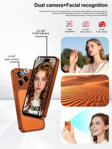 SERVO S4 Pro Mini Smartphone, 4.0-Inch Screen, Dual SIM, 2GB+16GB, Android 12.0, WiFi, GPS, 4G Network, Smart Compact Phone - Silver - View 7