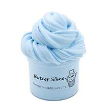 Sky Blue Creamy Crunchy Slime, Scented Solid Color Butter Slime Set, Perfect For Kids, Cute And Non-Sticky, Ideal Christmas Gift Party Favor - Multicolor - View 3