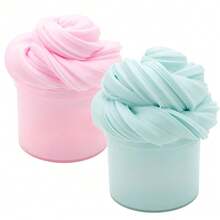 UINLE Baby 1pc/5pcs Kit Pembuatan Slime DIY, Warna Macaron Segar, Tekstur Cloud Butter Super Lembut Tidak Lengket, Stoples Kecil 70ml Kemasan Terpisah, Mainan Remas Penghilang Stres, Cocok Untuk Kelas Kerajinan Anak, Permainan Pesta Dan Relaksasi Sehari-hari - MultiWarna - View 14