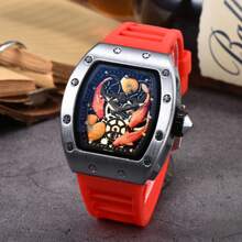 High-End Factory Supply Of Men's Richard Brand Three-Hand Quartz Watches For Foreign Trade And Cross-Border E-Commerce, Featuring A Fashionable Koi Fish Motif And Rasah Design - 5 - View 12