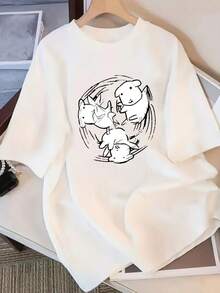 Women T-Shirts - White - View 2