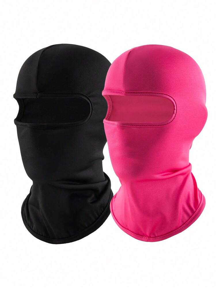 1pc Or 2pcs Unisex Printed Balaclava Cycling Face Mask Head Cover Neck Warmer Breathable Pullover For Outdoor Sports, Daily Outings, Hiking, Vacation, Fishing, Commuting - Multicolor - View 1