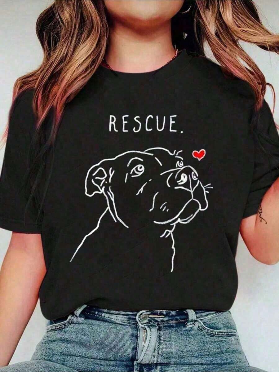 Women T-Shirts - Black - View 1