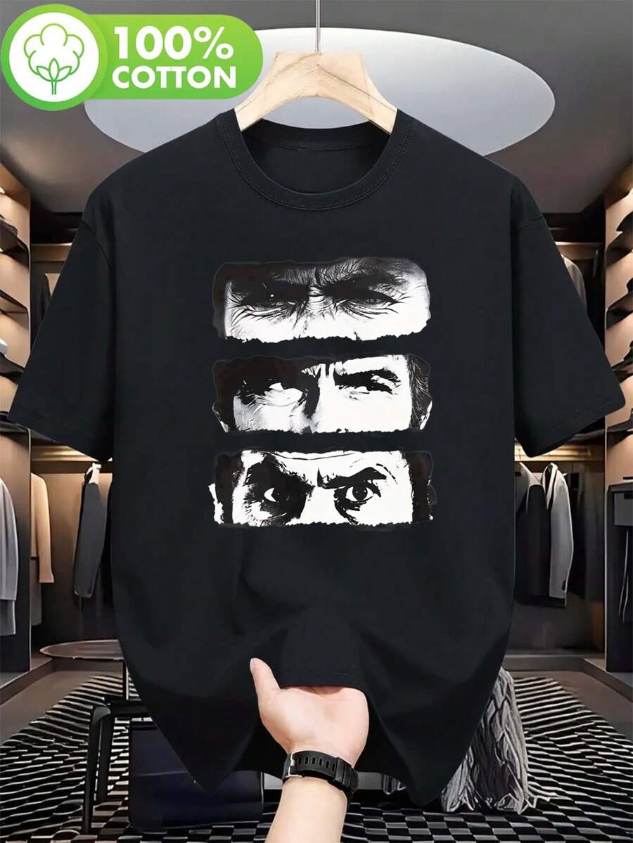 Men T-Shirts - Black - View 1