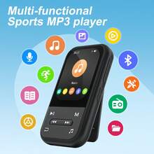 64GB 夾式 MP3 播放器，搭載藍牙 5.3、FM 收音機、錄音功能、支援電子書閱讀，適合跑步與健身的便攜式音樂播放器，可擴充至 512GB，附耳機 - 查看 4