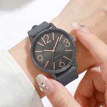 BERGCOZ Women's Round Quartz Watch, Minimalist Elegant Design, Suitable As Gift For Girlfriend, Friend, Mother, Best Holiday Present - V367 - View 7