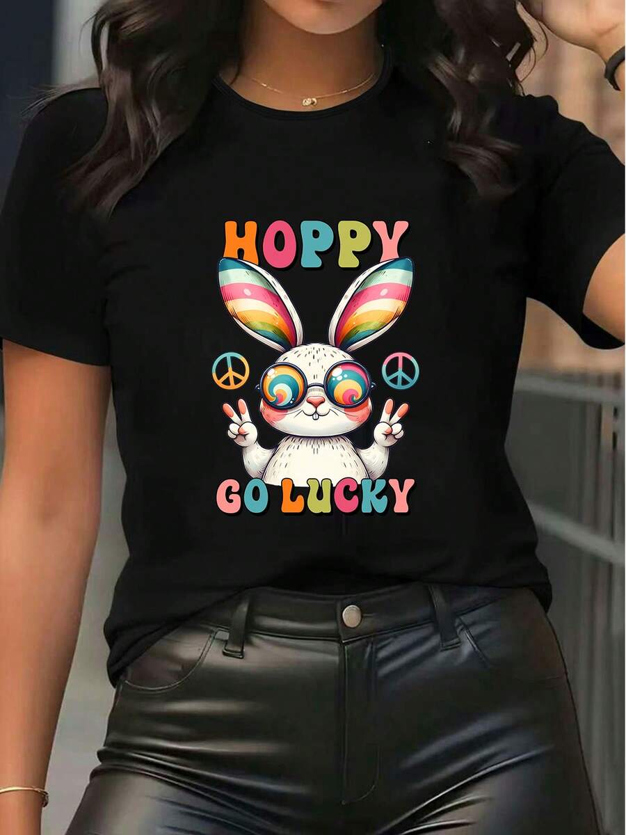 Women T-Shirts - Black - View 1