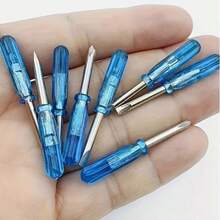 8pcs Mini Screwdriver Set, Suitable For Toy Repair And Projects - Includes 2mm Micro Flathead Screwdriver, Designed For Hobbyists And Craft Practice (No Electricity Required) - A - View 9