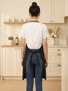 1 pièce Tablier personnalisé esthétique et sur mesure - Détails de broderie vintage crème française - Compagnon de cuisine atmosphérique convenant au style Wabi-Sabi pour la maison - Cadeau émotionnel et sincère parfait pour les moments créatifs - Multicolore - Voir 6