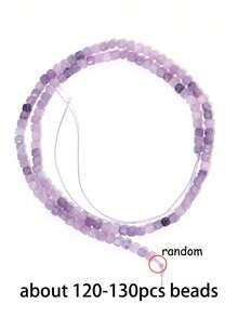 Natural Faceted Cube Garnet Quartz Amethyst Stone Square Spacer Beads For Jewelry Making Diy Bracelet 3x3mm - Multicolor - View 19