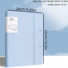 Extra Large A3 Folder High Aesthetic Clipboard, 360° Rotating Multifunctional Office Folder, Simple And Practical Drawing Board, Essential Tool For Office And Study, Foldable Folder Board, Multifunctional Business Folder, Suitable For Students, Office And Home, School, Learning Supplies, Office Supplies, Back To School Essential (Includes Stickers) - One Size - View 2
