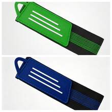 Reflective Cycling Strap, High Visibility Night Riding Safety Warning, Elastic & Adjustable Leg Band To Prevent Pants From Getting Caught In Wheels, Suitable For Cycling, Night Running, Commuting, Unisex Cycling Accessory - Reflective Cycling Cable Ties - View 8