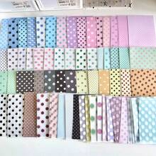 16/48/64pcs Dotted Round Color Block Vellum Paper, Suitable For Manuals, Handmade Photo Albums, Journals And Travel Diaries DIY Crafts, Semi-Transparent Inner Pages - 1 Set - View 5