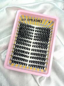 216pcs 30D Natural Soft Lightweight Reusable False Eyelash Clusters, Suitable For Beginners, Individual False Eyelash Clusters - D - View 5