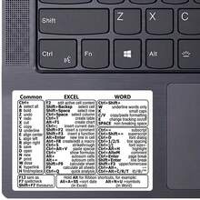 2入 OS 系統與 Windows 筆電鍵盤快捷鍵貼紙，Word/Excel 快捷鍵貼紙，含功能快捷圖示，返校用品 - 多色 - 查看 8