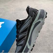 HOKA ONE ONE 男女款春夏 Mafate 2 戶外休閒鞋 MAFATE SPEED 2 緩震跑鞋 透氣輕量 - 黑色/城堡灰 - 查看 6