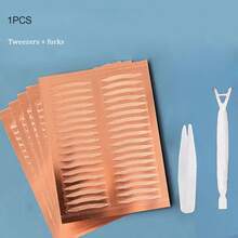 Invisible Rose Lace Eyelid Tape, Long‑Lasting Waterproof Double Eyelid Stickers For Hooded Eyes,Single Eyelids, Inner Double Eyelids,7 Styles Optional, Strong Support No Edge‑Lifting, Natural Skin‑Friendly Eye Makeup Tool For Daily Makeup,Dating,Party,Gift With Applicator Tweezers - Nude - View 18