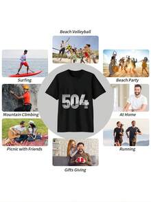 Men T-Shirts - Black - View 3