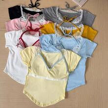 Women Lightweight Cardigans - Grey - View 4