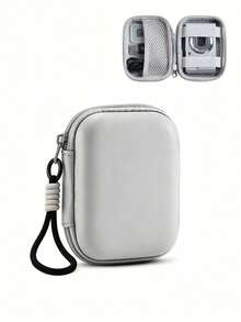 1pc Digital Camera Protective Case EVA Hard Shell Mini CCD Camera Storage Bag, Waterproof Shockproof Travel Storage Bag, With Mesh Pocket And SD Card Slot, Portable Compact Camera Protective Case, Suitable For CAMKORY/OKODAK PIXPRO FZ45 FZ55/ IXUS, Outdoor Travel Summer Essential - Multicolor - View 9
