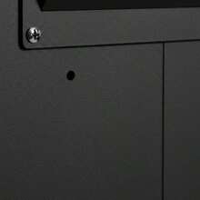 [Free Shipping] Through The Wall Drop Box, Heavy Duty Steel Through The Wall Mailbox With 2.8-7.9" 13" Combination Lock, 13x7x17" Mail Drop Box, Black-XY464495 - Default0 - View 3