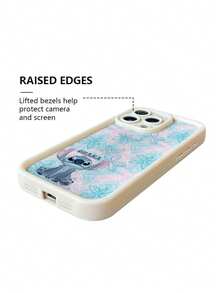 Stitch Series Disney Phone Case, For IPhone16promax/ 15/ 14plus/ 13/ 12/ 11promax/ Xsmax/ Xr, Cute Stitch Beach Style - White - View 3
