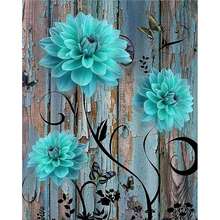 Digitales Ölmalerei-Set für Erwachsene und Anfänger - 16*20 Zoll/1 Stück, ungerahmt, DIY einfaches Acrylmalset, Heimdekoration Kunsthandwerk, ideales Geschenk zum Geburtstag, Vatertag, Weihnachten, Muttertag und Valentinstag - Blätter und Blüten - Übersicht 16