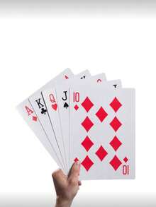 1 Set Of Super Creative Playing Cards,Giant Playing Cards,Large Size Playing Cards,Suitable For Use In Family Parties,Leisure Entertainment,Gatherings,Magic Shows And Other Scenes,Cruise,Vacation,Travel Essentials,Party Favors And Birthday Gift - Multicolor - View 8