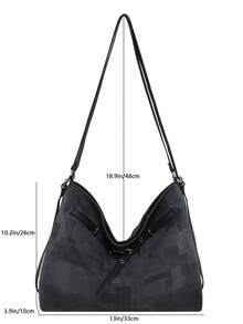 Large Capacity Korean Style Backpack, New Crossbody Bag, Fashion Versatile Commuter Tote Bag - Multicolor - View 3