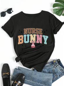 Women T-Shirts - Black - View 5